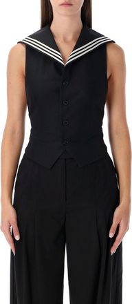 Coperni Uniform Vest With Sailor Collar