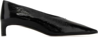 Jil Sander Black Leather Pumps