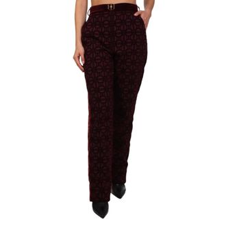Elisabetta Franchi Mujer, Pantalones, Marr&oacute;n, Talla: L