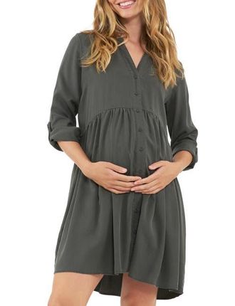 Ripe Demi Tencel Dress in Olive at Nordstrom, Size X-Small Au