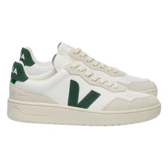 Veja V-90 Leren Sneakers - Heren - Schoenen - Veelkleurig - Maat: 42 EU Katoen