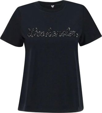 Max Mara T-shirt Vello - Nero