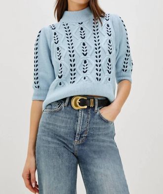 Rails Addy Sweater In Sky Navy Cables