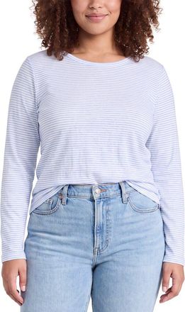 Eileen Fisher Crewneck Linen T-Shirt