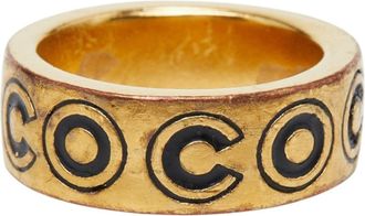 Chanel Gold Band Ring (Pre-Owned)
