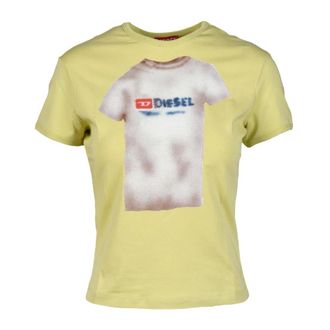 Diesel Dames, Tops, Geel, Maat: S Katoen
