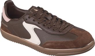 Skechers Womens Hotshot Sneaker, Brown Black, 6.5 UK