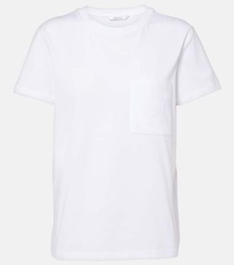 Tシャツ・カットソー MAX MARA Acacia cotton t-shirt with breast pocket art-2511941031600-007-
