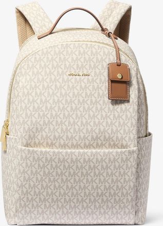 Michael Kors Sable Large Signature Logo Backpack