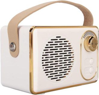 OEM Altoparlante Bluetooth Retr&ograve;, Altoparlante Vintage Dal Design Affascinante E Vecchio Stile, Scheda Bluetooth 5.0, Ingresso Aux, Supporto Per Unit&agrave; Usb