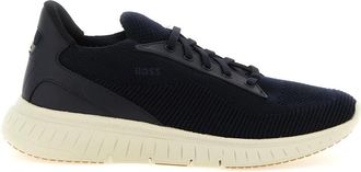 HUGO BOSS Titanis Sneakers - Heren - Sneakers - Blauw - 41 EU - Leer - Schoenen