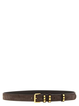 Valentino Garavani Brown Flaneuse Buckle Belt