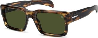 Eyewear by David Beckham DB 7159/S Wr 9(Qt) Zonnebril - Heren - Zonnebrillen - Bruin - 53 MM - Accessoires