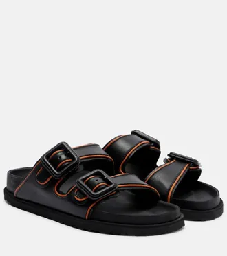Birkenstock Arizona leather slides