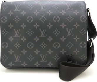 Louis Vuitton Monogram Eclipse Noir Monogram Eclipse Shoulder Bag (Pre-Owned)