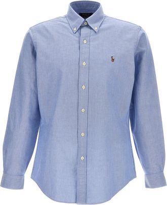 Polo Ralph Lauren Light Blue Logo embroidery shirt