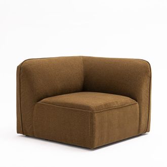 DRAWER &Aacute;ngulo reversible para sof&aacute; modular de tela - Bronce