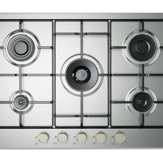 DeLonghi Ylg 75 F Placa De Cocci&oacute;n A Gas Empotrable 5 Fuegos 75 Cm Acero Inoxidable