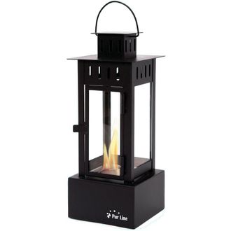 Purline Farolillo De Etanol En Acero Inoxidable Negro