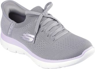 Skechers Summits Womens Sneaker, Gray Lavender, 5 UK
