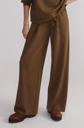 Varley The Extra Wide Leg 29.5-Inch Pants in Military Olive at Nordstrom, Size Medium