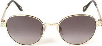 Just Cavalli Unisex Sunglasses Polished Rose Gold Metal Eyewear