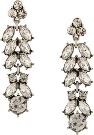 Olivia Welles Piper Drop Earrings in Silver-Clear at Nordstrom Rack