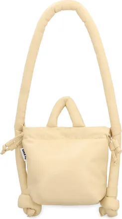&Ouml;lend Womens Shoulder Bag Micro Ona Butter Yellow Faux Leather