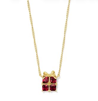 Kendra Scott Womens Present Short Pendant Necklace In Red