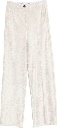 Marella Avana Wijde Broek - Dames - Wijde Broeken - Beige - 2XS - Broeken