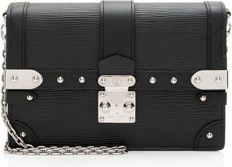 Louis Vuitton Black Epi Leather Trunk Chain Wallet (Authentic Pre-Loved)