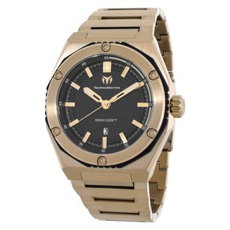 Technomarine Coral Quartz Black Dial Mens Watch TM-416078