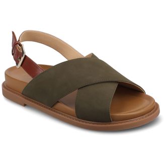 Journee Collection Women & apos;s Marinna Flat Sandals