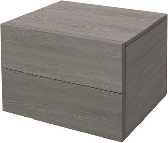 ML Design Mesita de noche de pared colgante gris ceniza