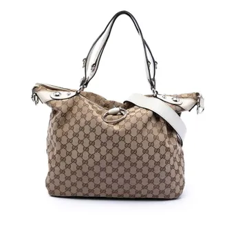 Gucci Pre-owned Gucci GG Canvas Icon Bit Satchel Ladies H3LBPHES3HKEWQ62