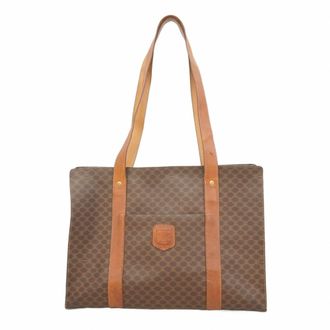 Celine Brown Pvc Tote Bag (Pre-Owned)