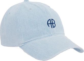 Anine Bing Jeremy Baseball Cap - Dames - Petten - Blauw - ONE Size - Katoen - Accessoires