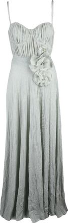 Elisabetta Franchi Mint Green Viscose Polyester Polyamide Dress