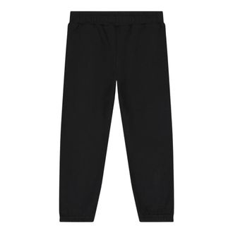Stella McCartney Joggers with Circle Logo - male - Stella McCartney - Sweatpants - Black - 10 Y - Kids
