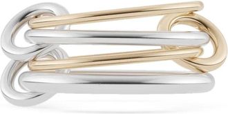 Spinelli Kilcollin Anello Pisces in oro giallo 18kt e argento sterling