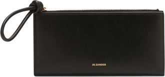 Jil Sander bi-fold leather purse - women - Calf Leather - One Size - Black