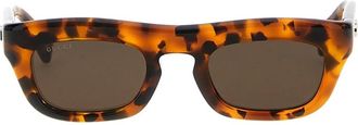 Gucci Accessoires, Heren, Bruin, ONE Size, Zonnebrillen
