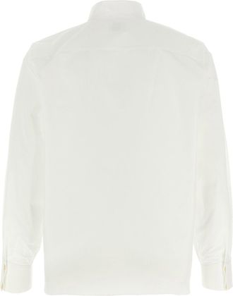 Saint Laurent Heavy Cotton Poplin Shirt - White