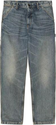 Carhartt Work in Progress Carhartt Wip, Loose-fit Jeans, male, Blue, Size: W33 Single Knee Pant