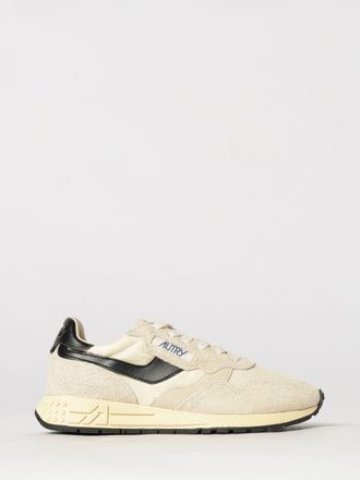 Autry Reelwind Nylon and Suede Bovine Leather Sneakers with Jagged Sole