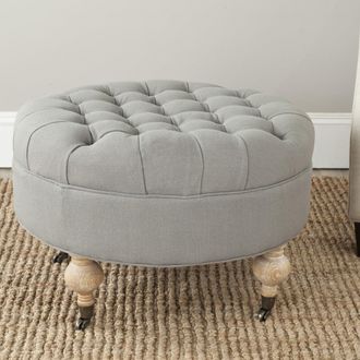 Safavieh Clara Tufted Round Ottoman