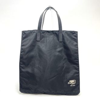 Prada Black Nylon Tote Bag (Pre-Owned)