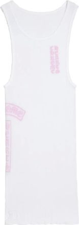 Chrome Hearts Canotta T Bar Rib - Bianco