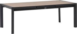 Hesperide Hesperide - Mesa De Jard&iacute;n Extensible De Aluminio 10 Plazas &Eacute;vasion Efecto Madera Miel Y Grafito - Hesp&eacute;ride