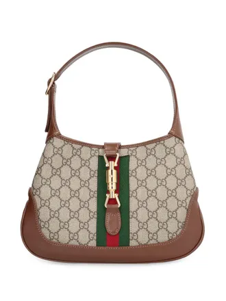 Gucci small Jackie 1961 shoulder bag - women - Polyester/Calf Leather/Polyurethane - OS - Neutrals